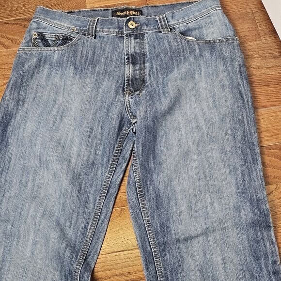 VTG DS Southpole Men 34 x 32 Blue Jeans Denim Sk8 Loose Baggy Grunge Y2K Punk - Picture 4 of 12